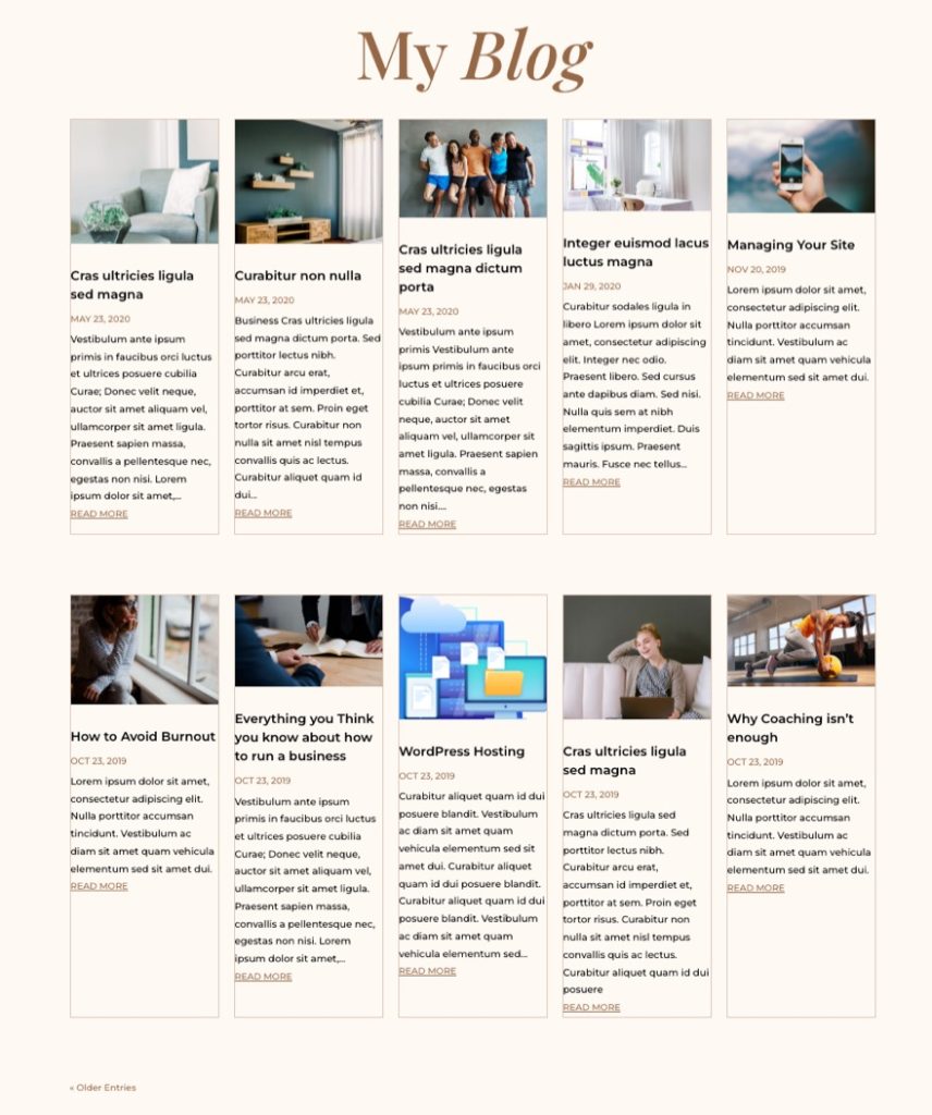 How to Change the Number of Columns in the Divi Blog Module