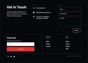 Download a FREE Header and Footer Template for Divi's Consultant Layout ...
