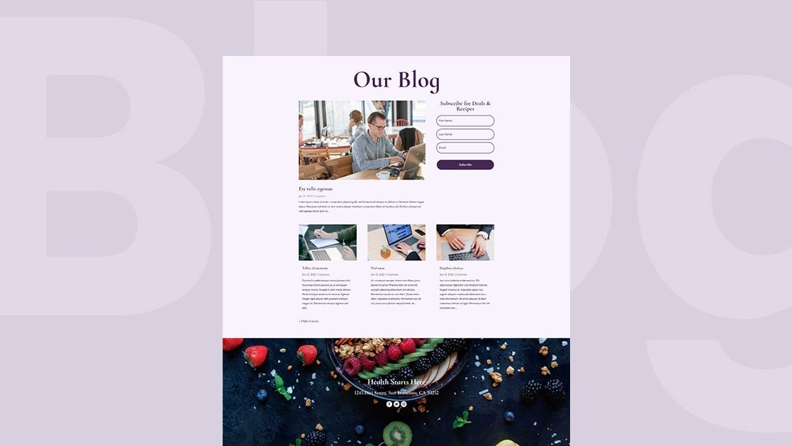 How to Build a Blog Page with Divi’s Blog Module