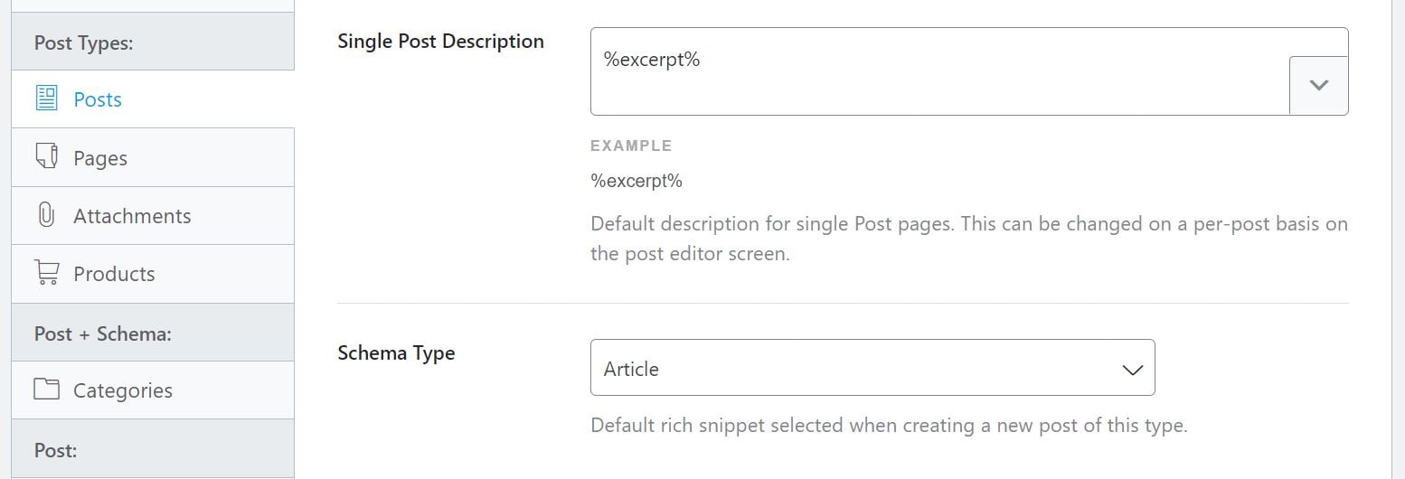 Editing schema types in Rank Math