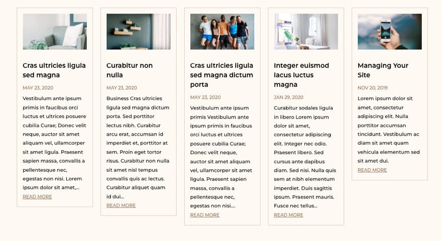 change number of columns for divi blog module with CSS Grid