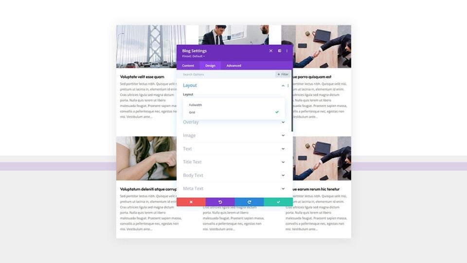 Comparing Divi's Grid & Fullwidth Blog Layouts