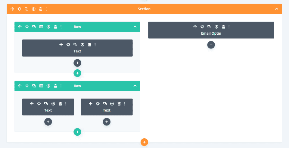 "Email and Text Module Combination Example three