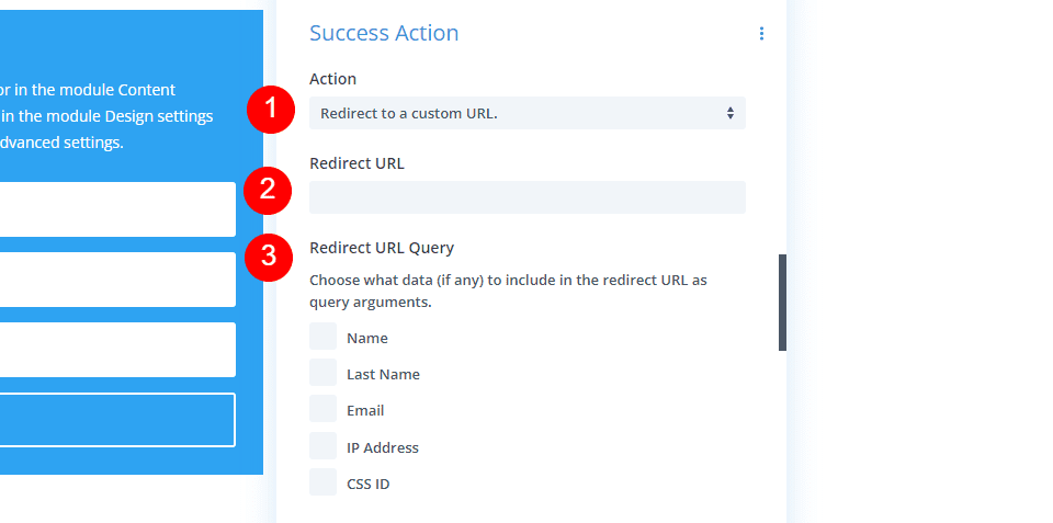 Redirect to a Custom URL