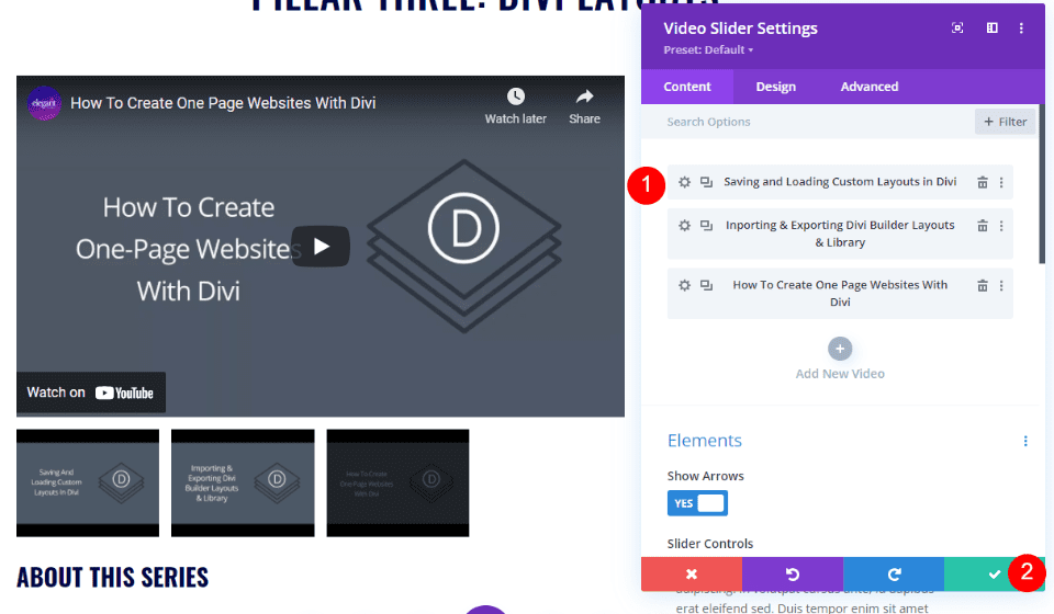 Third Video Slider Module Playlist Page
