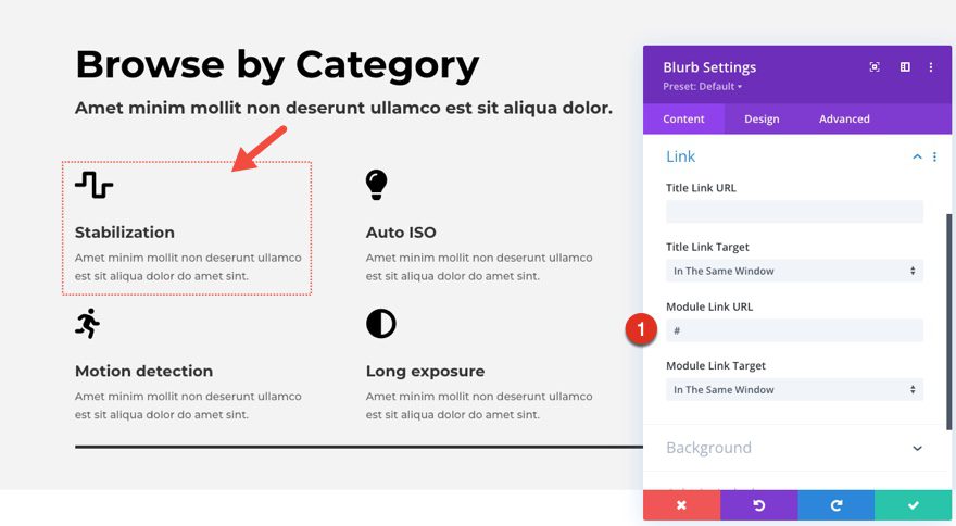 camera product category page template