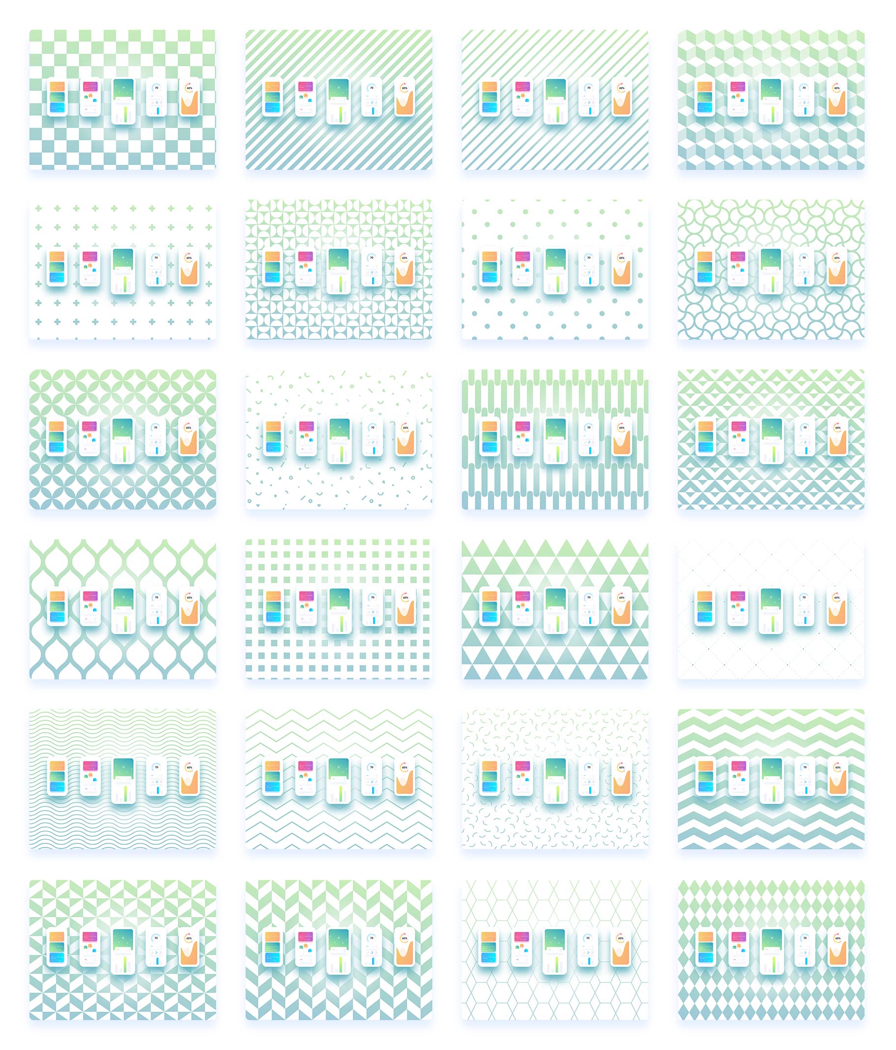 grid patterns