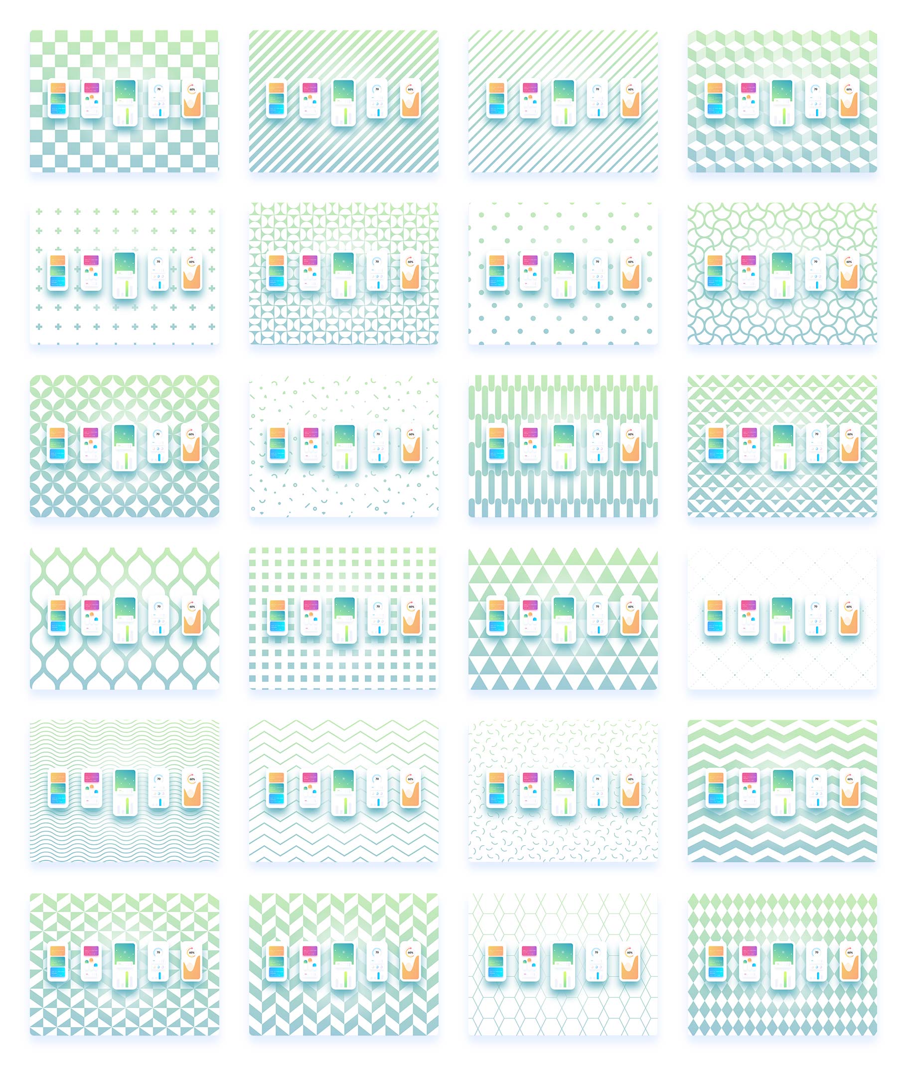 Divi lanza 2 nuevas opciones de personalización: máscaras y patrones de fondo 2 grid patterns
