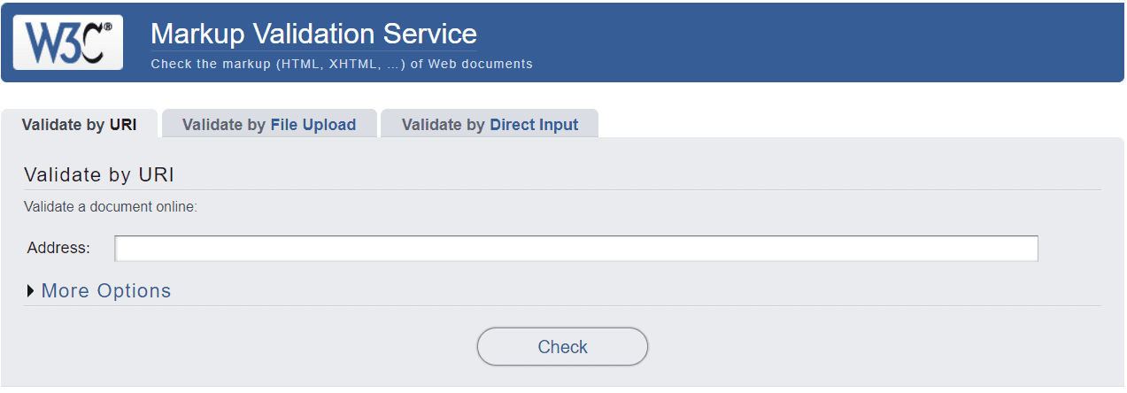 اعتبار سنجی W3C برای HTML