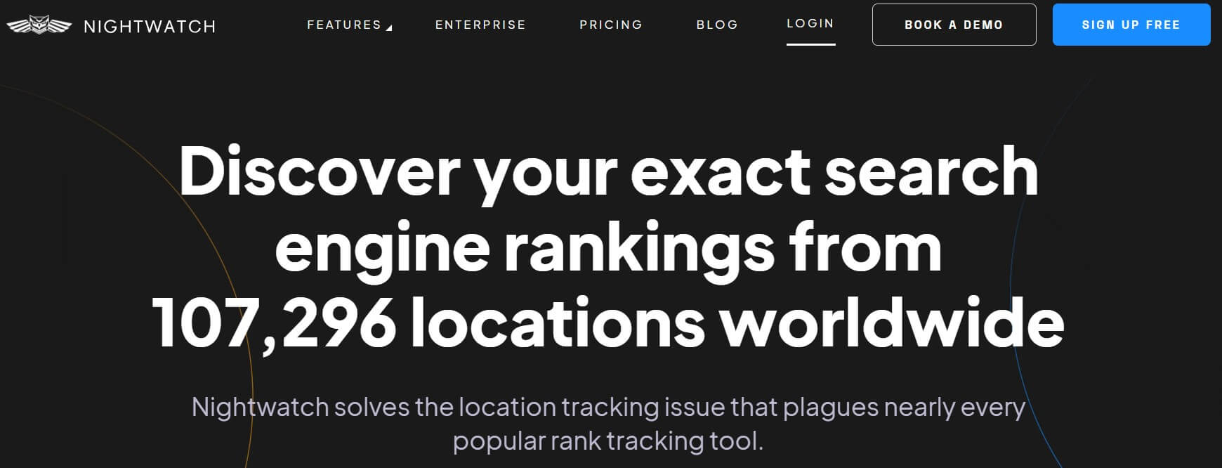 The Nightwatch rank tracker tool. 