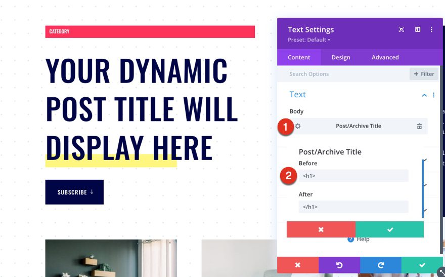 print shop category page template for Divi