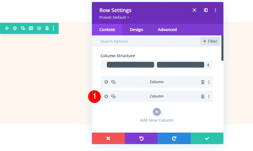 Column Settings