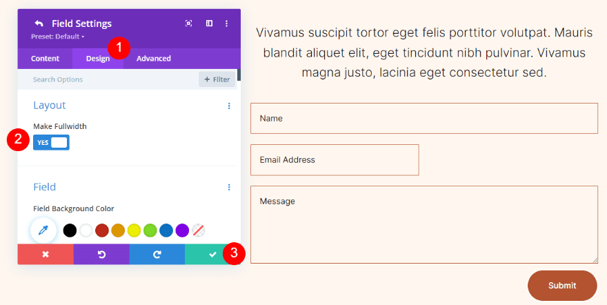 Contact Form Module