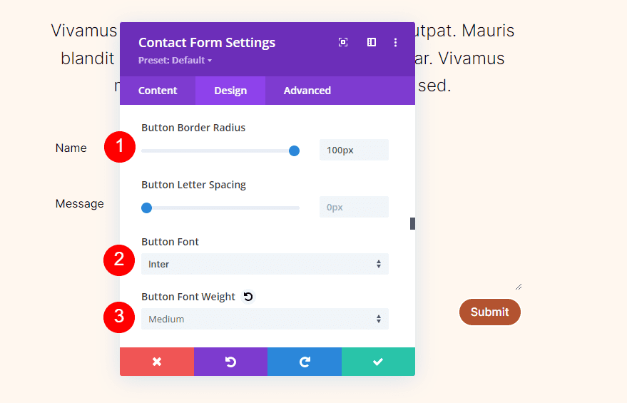 Contact Form Module