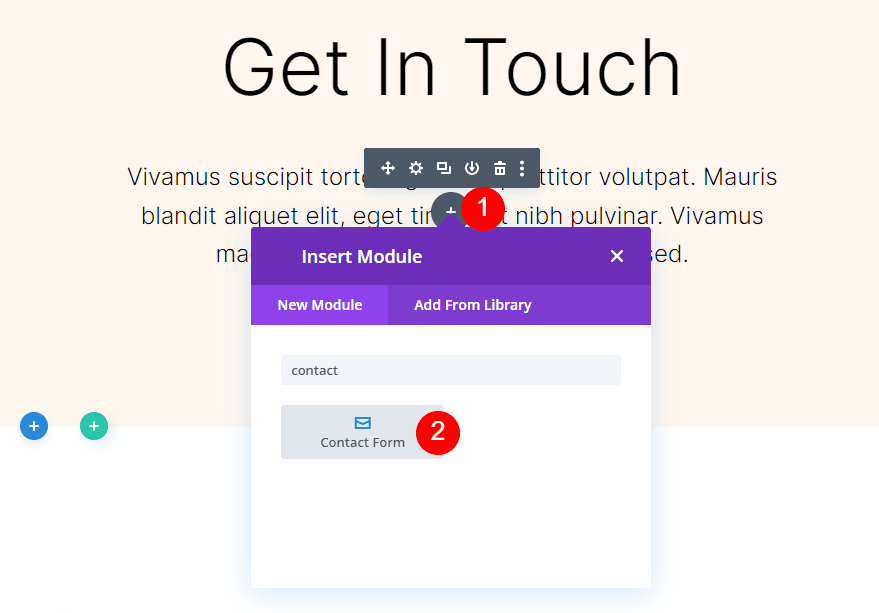 Contact Form Module