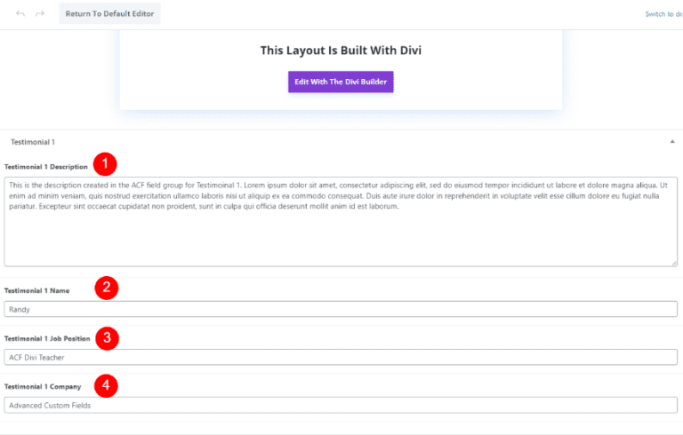 How to Create Dynamic Testimonial Modules with Divi & ACF