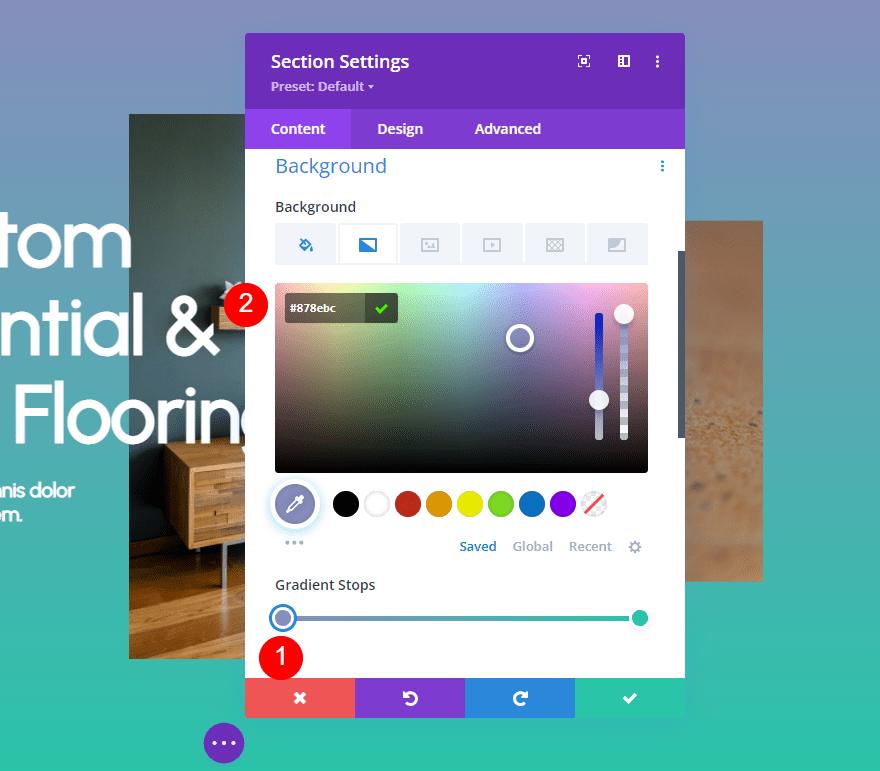 Divi Gradient Builder Example Four