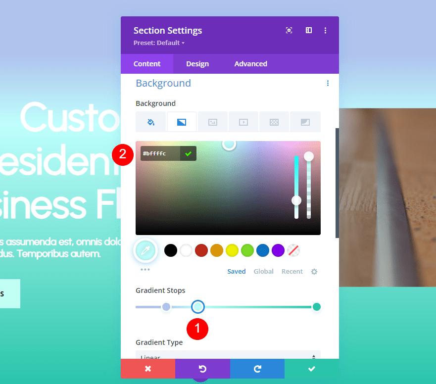 Divi Gradient Builder Example Three