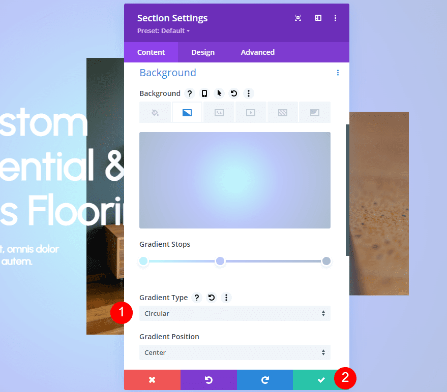 Divi Gradient Builder Example Two