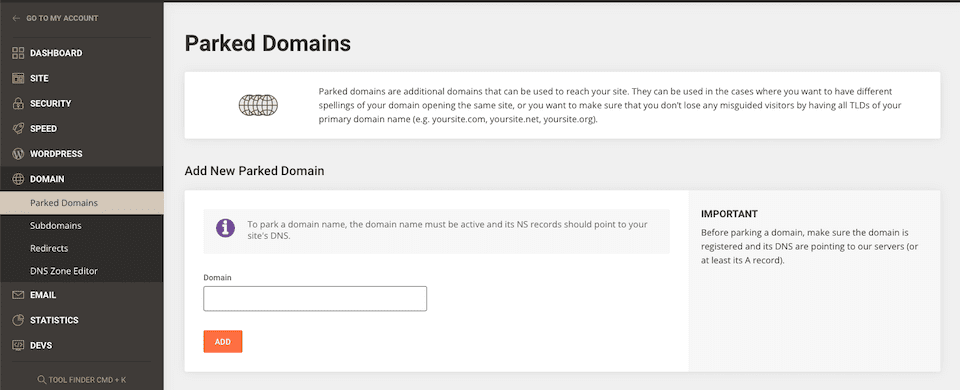 siteground site tools