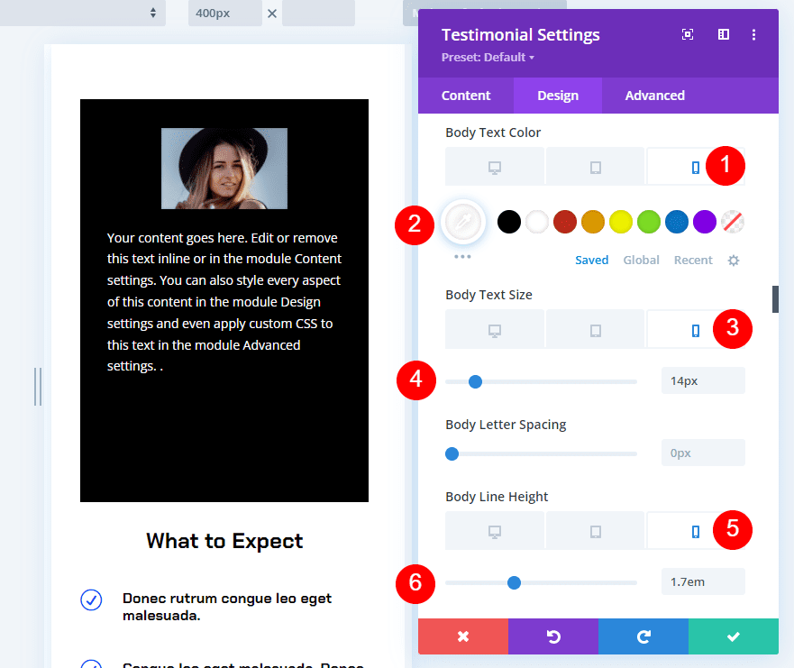 Scenario Two Mobile Version Design