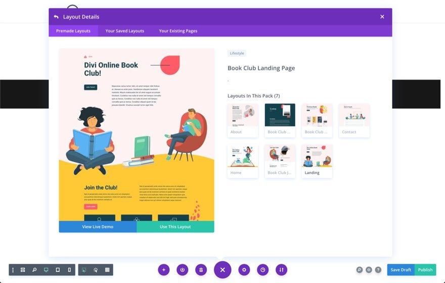 Get a FREE Book Club Layout Pack for Divi 8