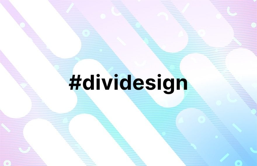 divi background design with two layers of gradients masks and patterns