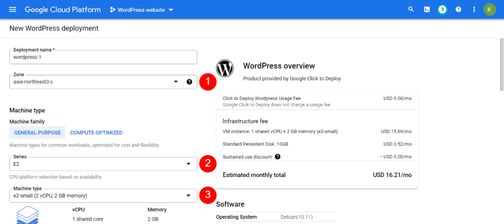 How to Install WordPress on Google Cloud Hosting