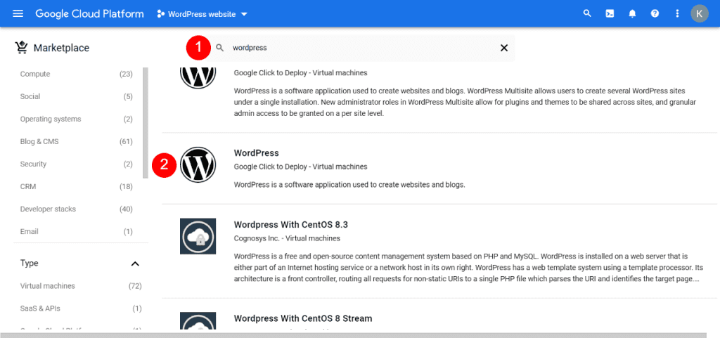 How to Install WordPress on Google Cloud Hosting