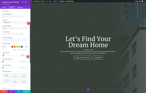 How to Style Your Fullwidth Header Module's Background