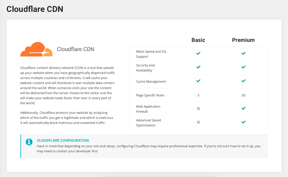 siteground cdn and site speed options