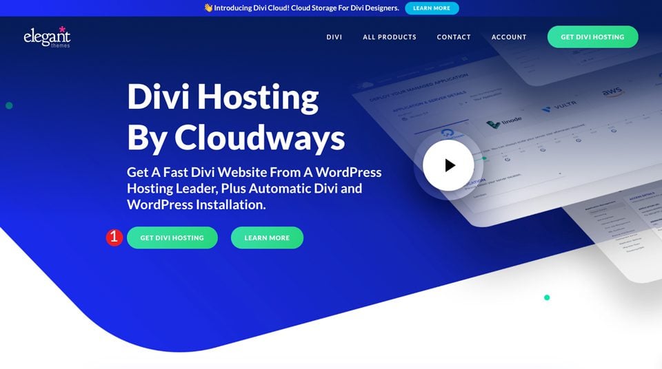 Get Divi hosting