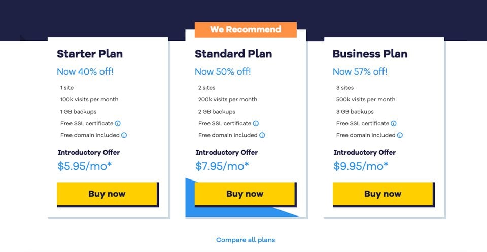 HostGator Pricing