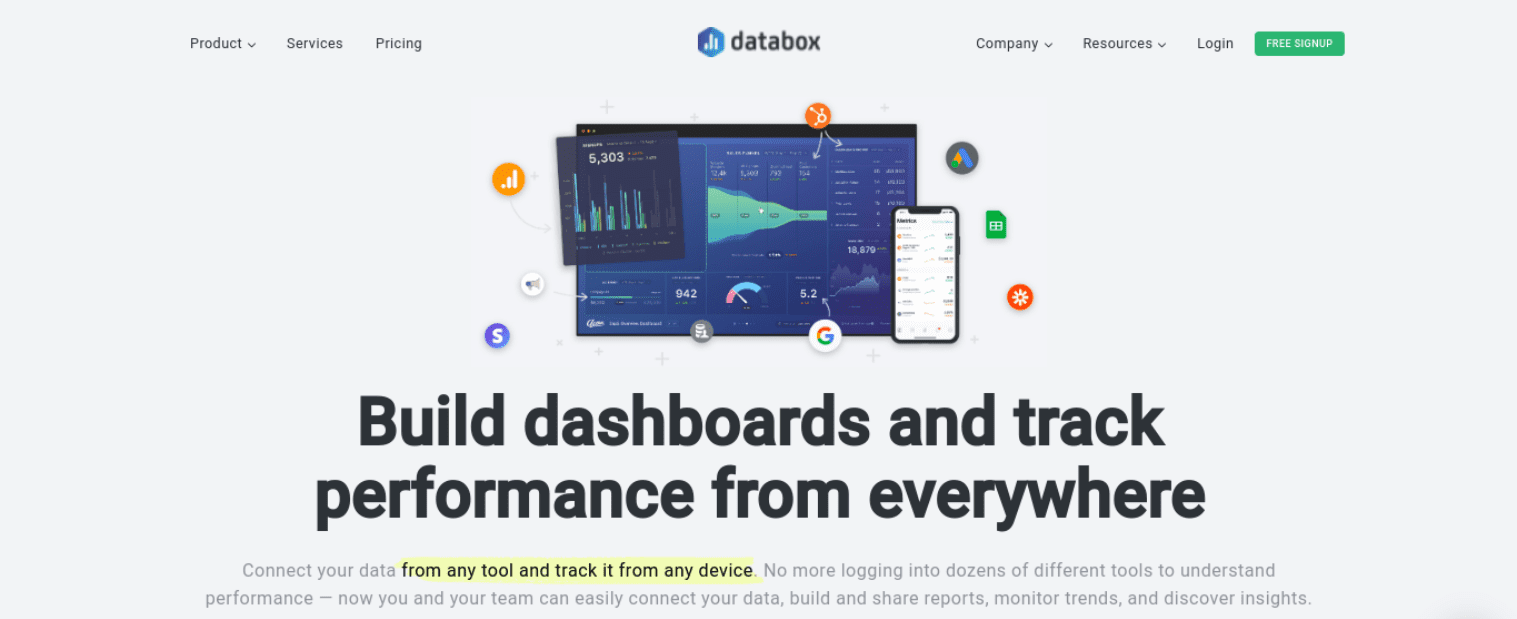 The Databox website.