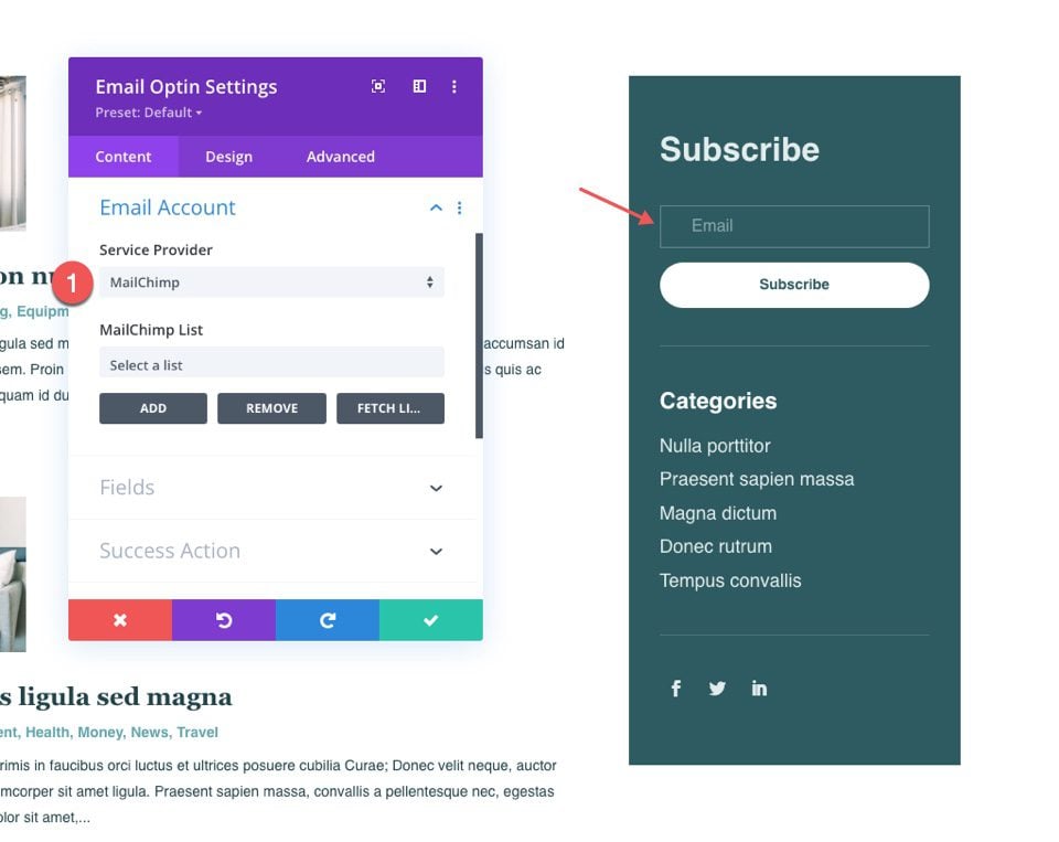 Category Page Template for Divi's Therapy Layout Pack