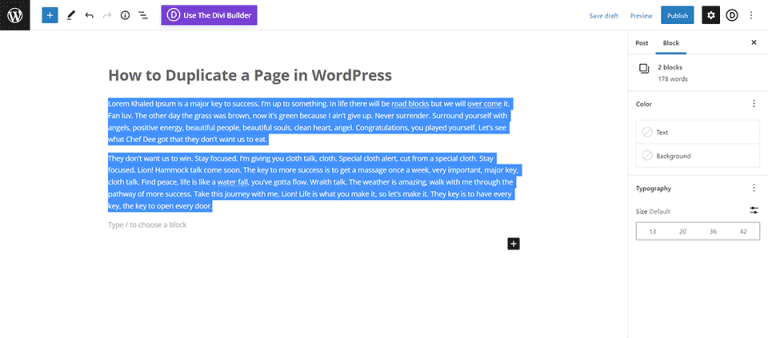 How to Duplicate a Page in WordPress (3 Simple Ways)