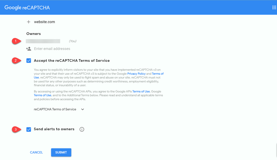 Divi ReCaptcha Contact Form Register