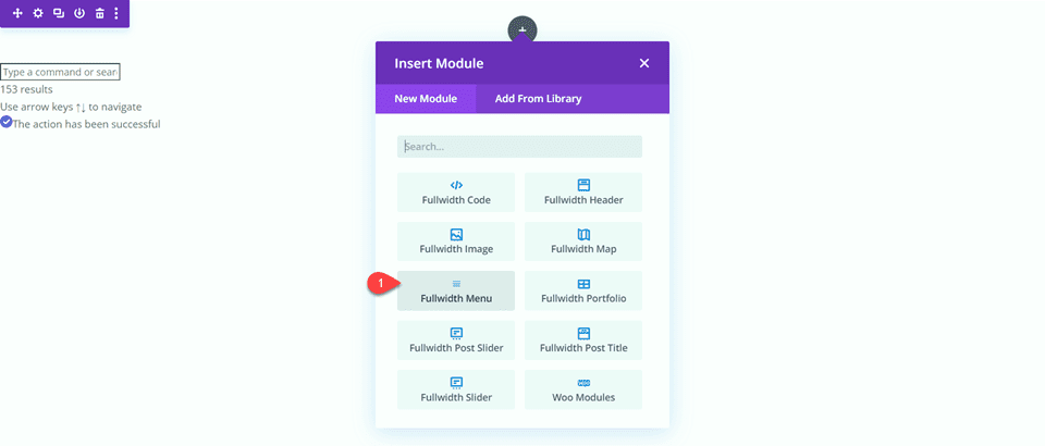 Divi Fullwidth vs Regular Menu Module Insert Fullwidth Menu