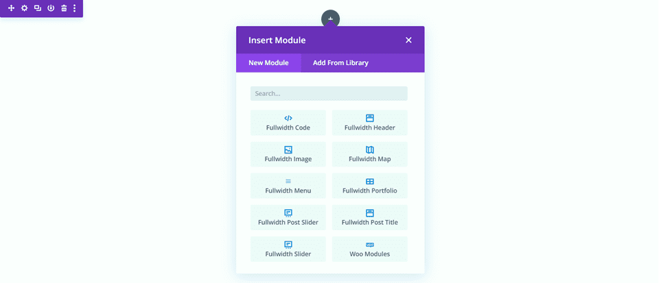 Divi Fullwidth vs Regular Menu Module Insert Fullwidth Module