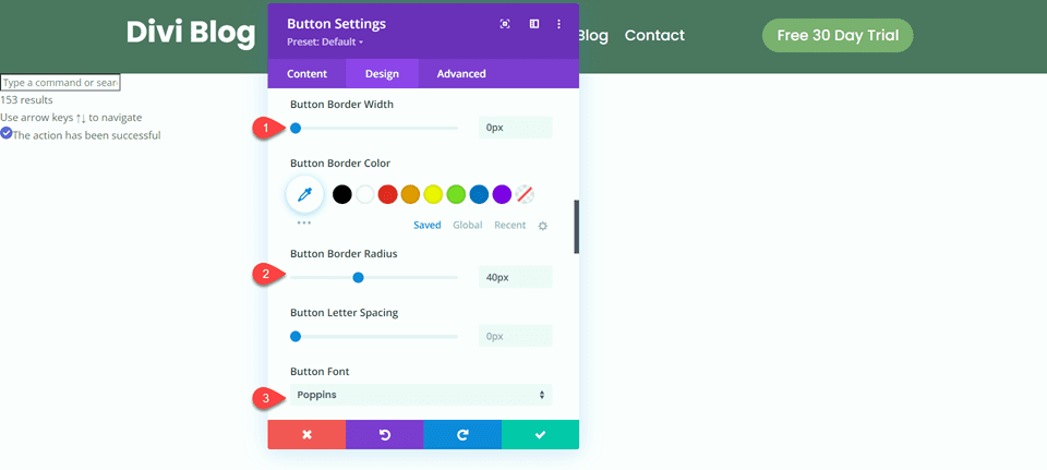 Divi Fullwidth vs Regular Menu Module Regular Menu Button Border Font