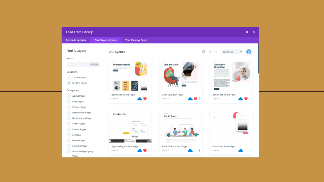 How to Reorganize a Divi Cloud Item