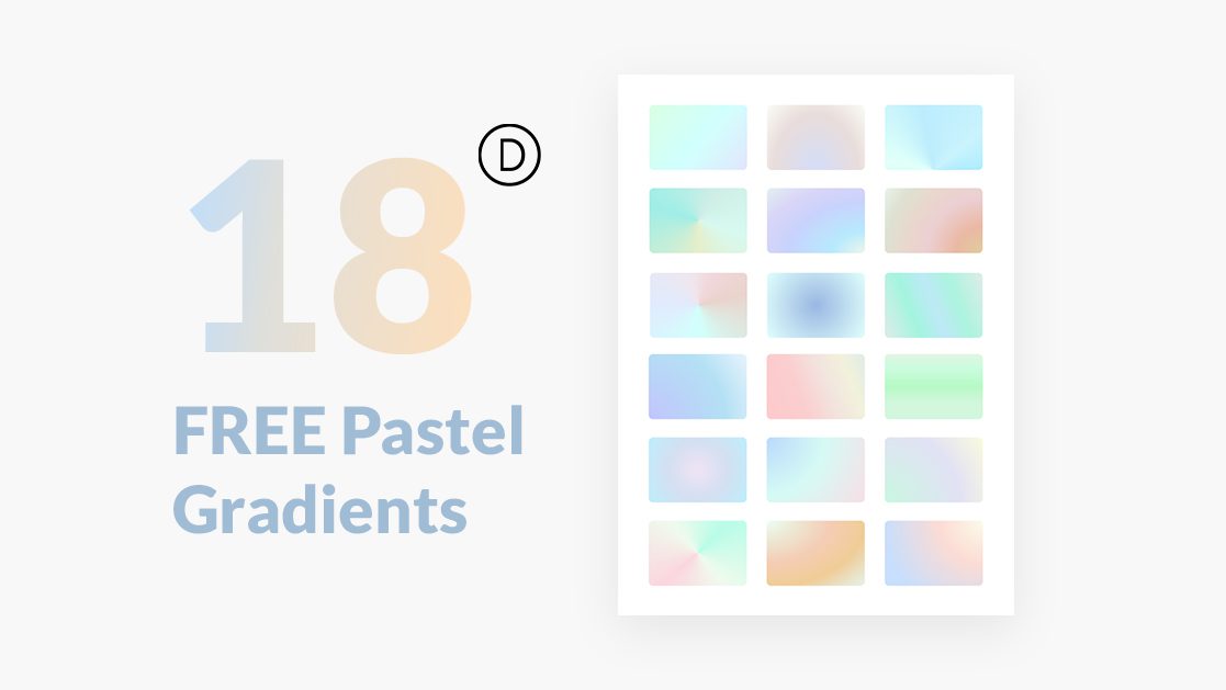 18 FREE Pastel Gradients Built with Divi’s Gradient Builder