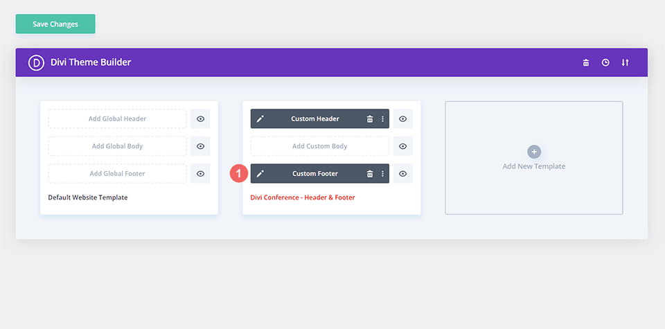 Editing the Divi Conference Layout Footer