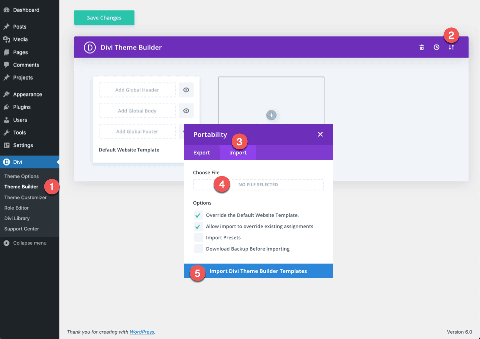 Header & Footer for Divi's Podcaster Layout Pack