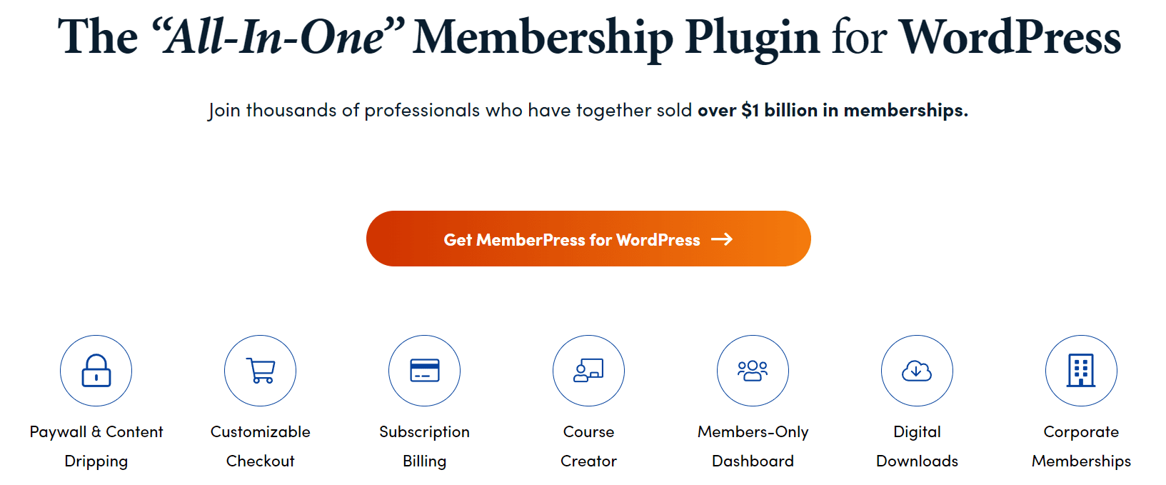 MemberPress یکی از بهترین افزونه های دیوار پرداخت وردپرس است.
