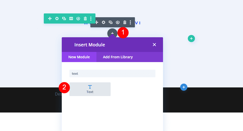 Second Text Module Settings