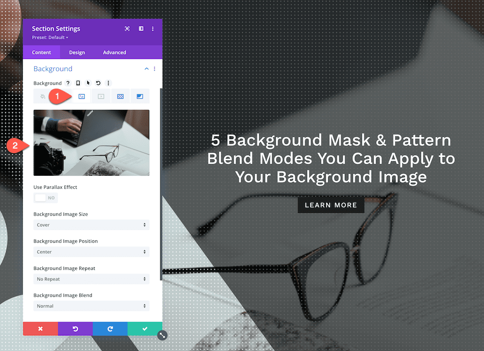 5 ماسک پس‌زمینه و پوشش الگو که می‌توانید روی تصویر پس‌زمینه خود اعمال کنید