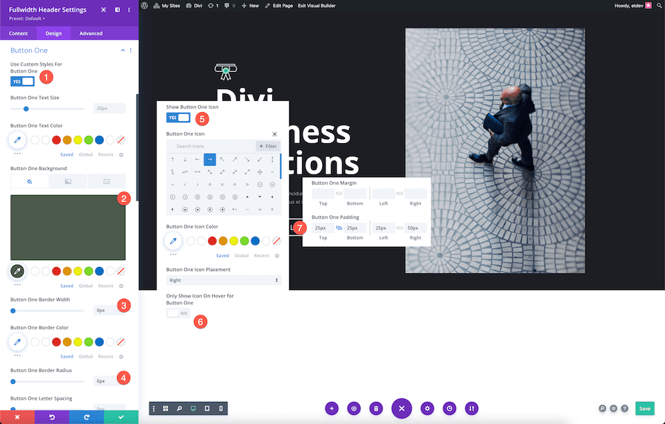 استفاده از ماژول هدر عرض کامل در مقابل ساخت بخش کاراکتر خود با Divi