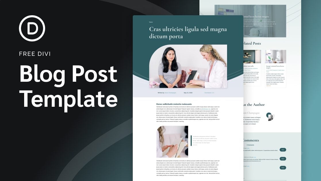 Download a FREE Blog Post Template for Divi’s Therapy Layout Pack