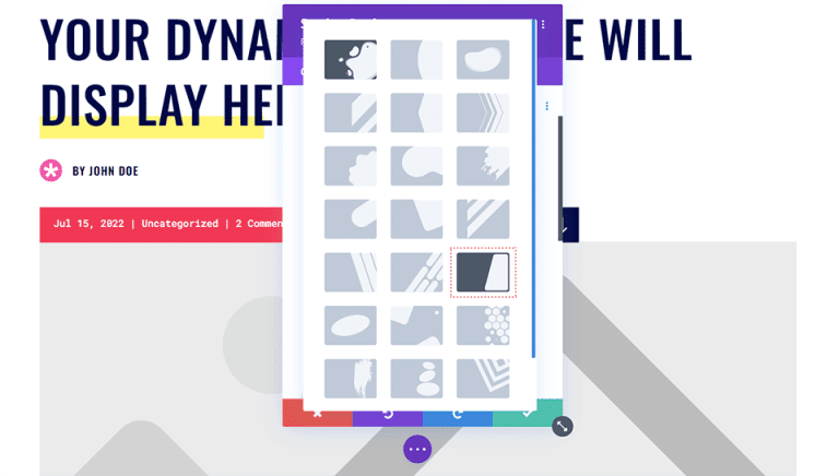Header Design Mask How to Boost Your Blog Post Header with a Background Mask & Pattern ...